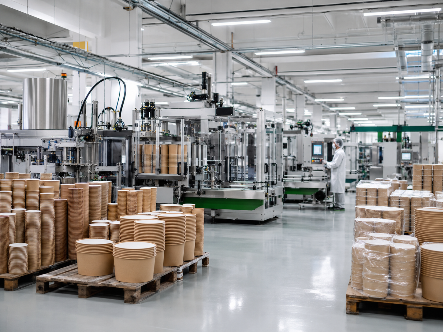 Modern packaging factory